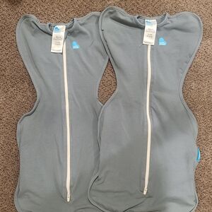 Love to Dream Green Swaddle (Small, Bundle of Two)